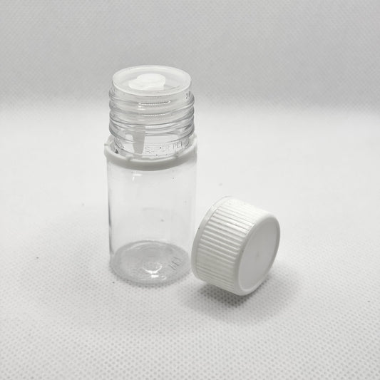 A 15ml Pet Natural Bottle with white background