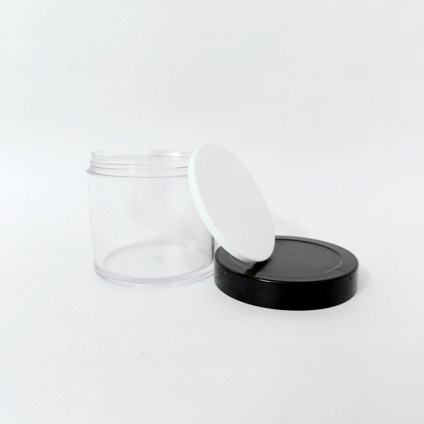 Acrylic Jar - San - Transparent - Round - 100mL