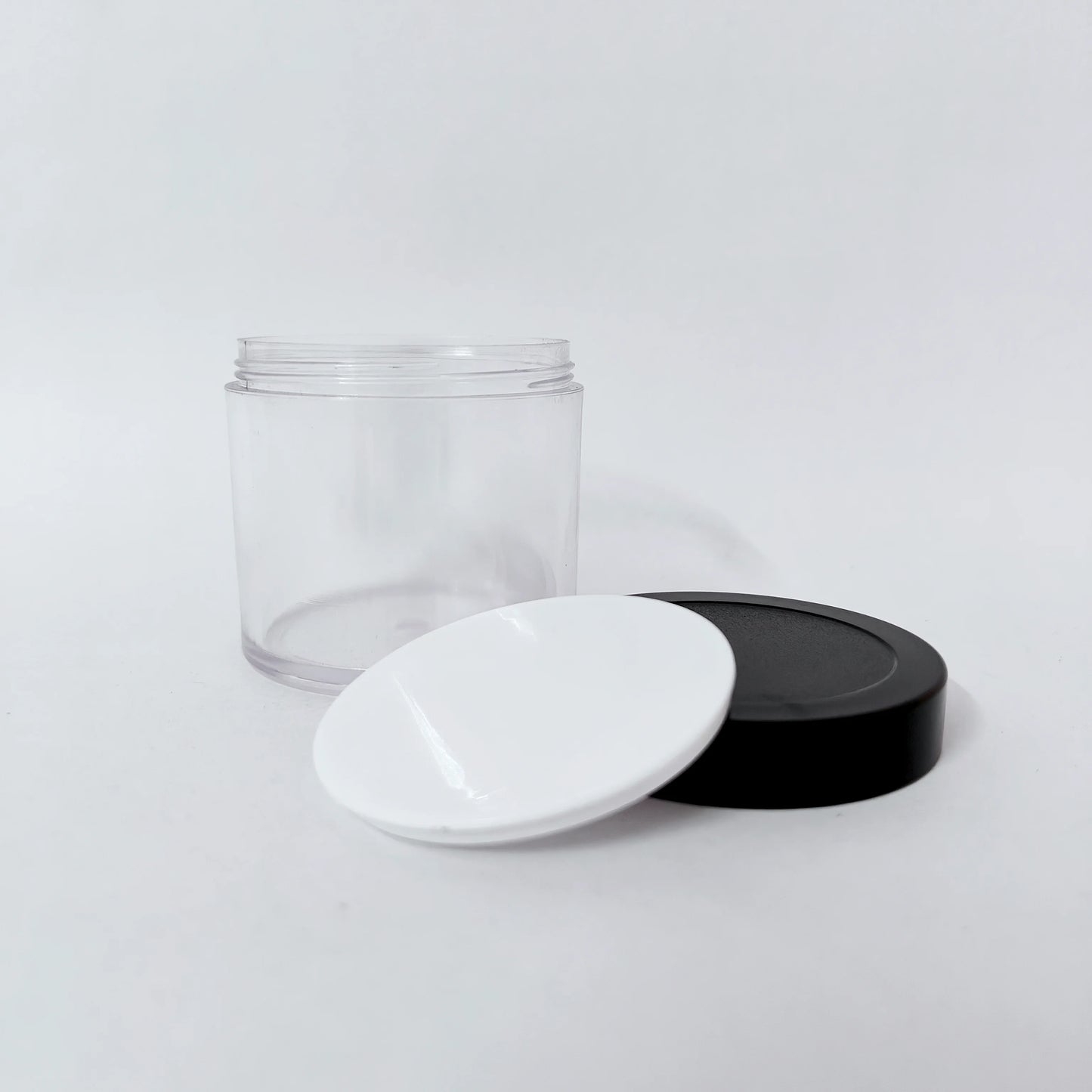 Acrylic Jar - San - Transparent - Round - 100mL