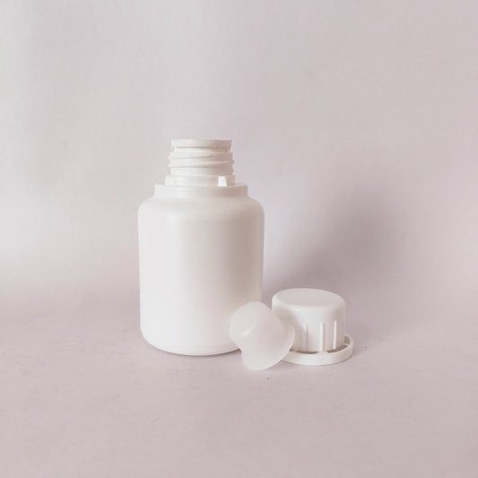 HDPE Bottle - Opaque - Round - 100mL