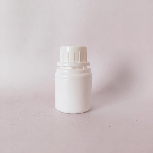 HDPE Bottle - Opaque - Round - 50mL