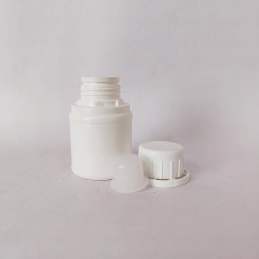 HDPE Bottle - Opaque - Round - 50mL