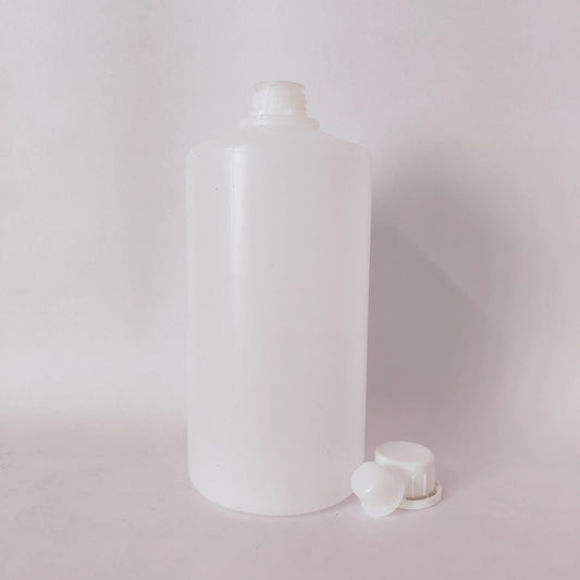 HDPE Bottle - Semi Transparent - Round - 1L
