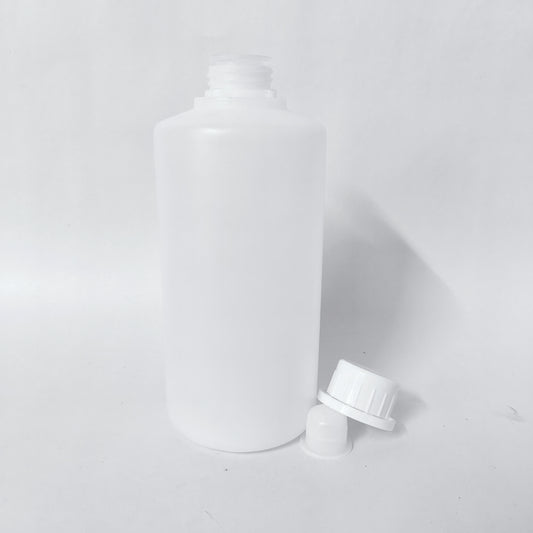 HDPE Bottle - Semi Transparent - Round - 1L