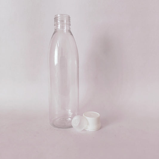 PET Bottle - Transparent - Round - 250mL