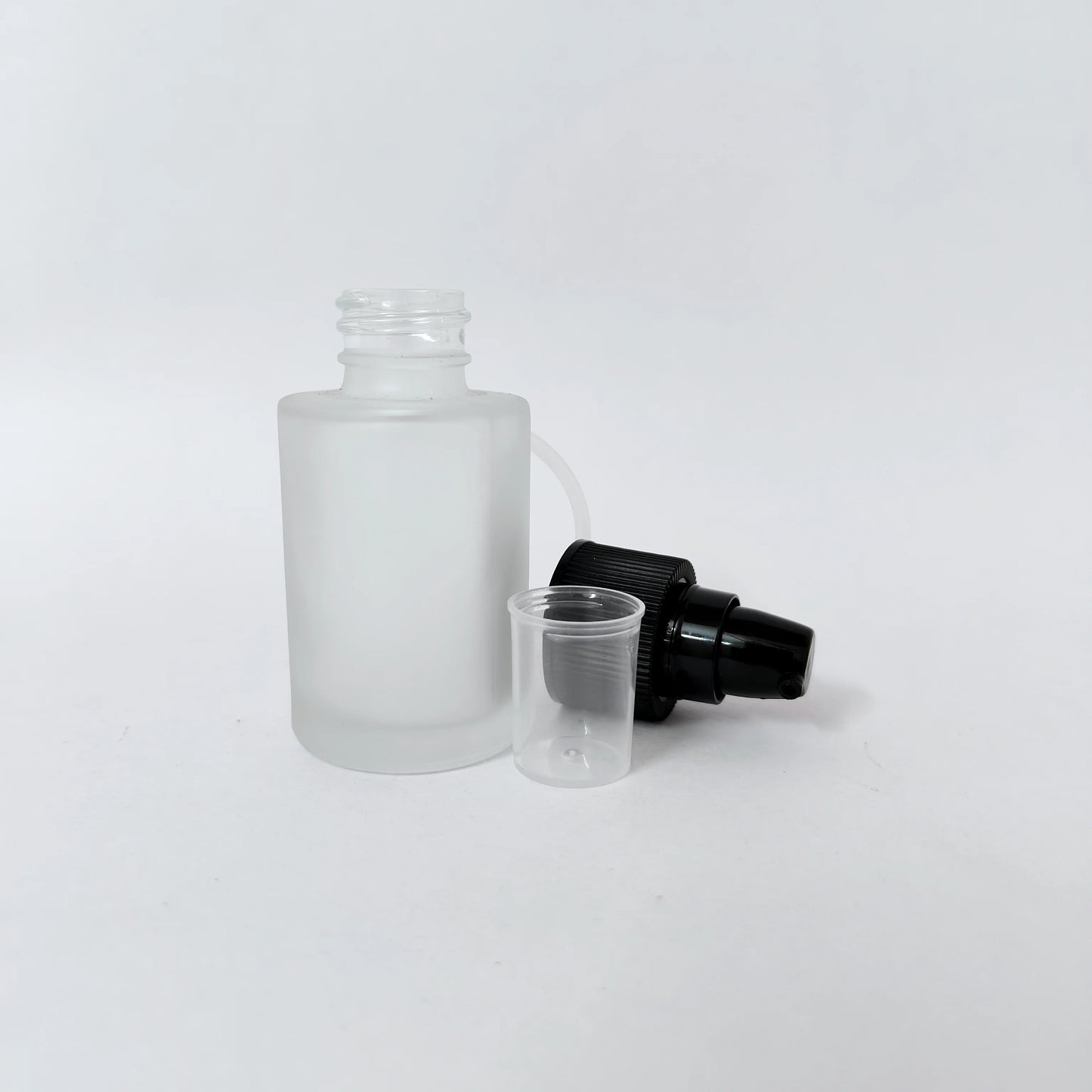Glass Jar - Frosted - Flat Shoulder - 30g