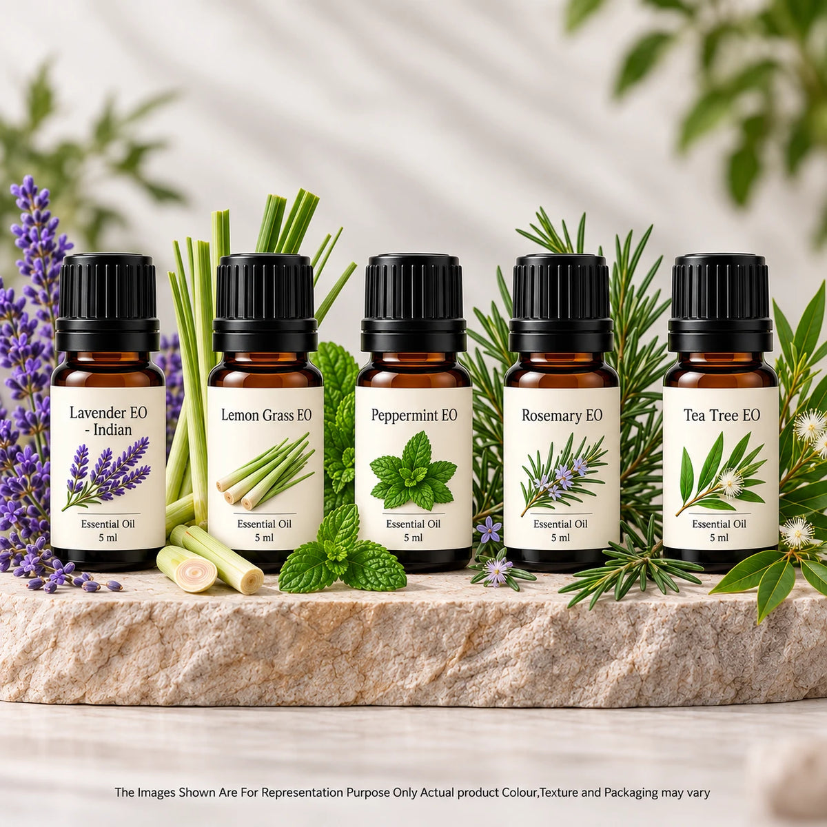Essential Oil - Export Grade Super Fast Sample Kit - 5 Variants