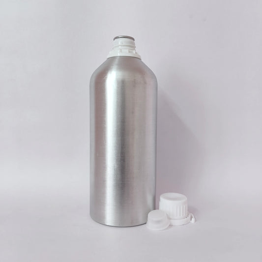 Aluminium Bottle - Smooth Finish - Round - 1L