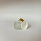 Glass Jar - Frosted - Gold Cap - 15gms