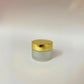 Glass Jar - Frosted - Gold Cap - 15gms