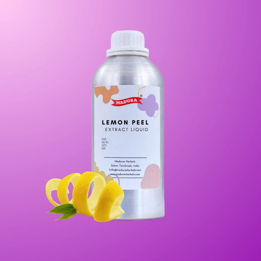 A Aluminium Bottle with Lemonpeel Extract Liquid