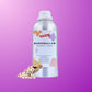 Bottle of Marshmallow Extract Liquid with a purple background