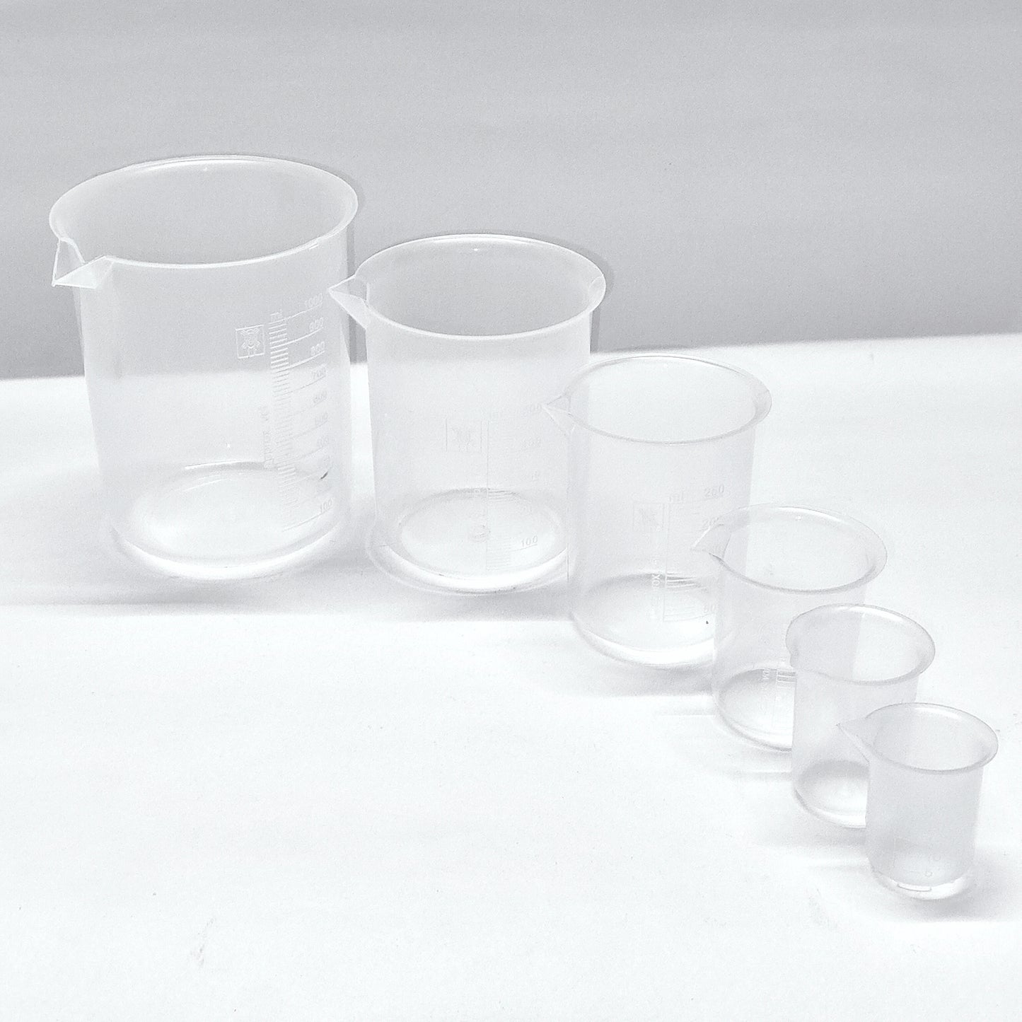 Measuring Cups 6 Piece Set - 25ml to 1L