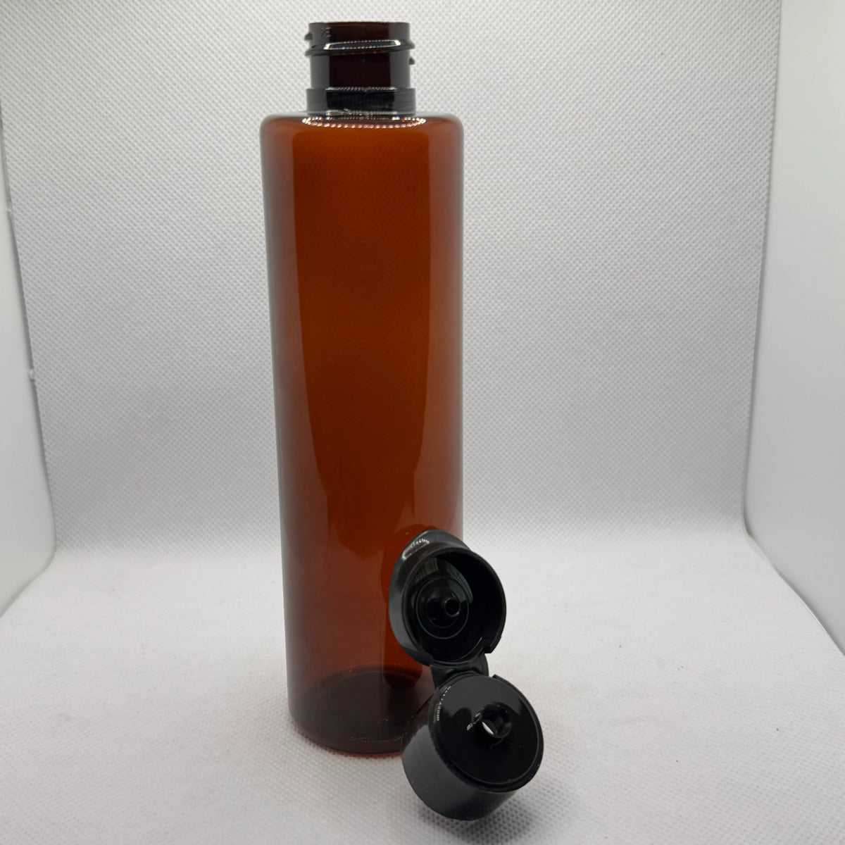 PET Sleek Bottle - BLACK FTC Cap - 200mL
