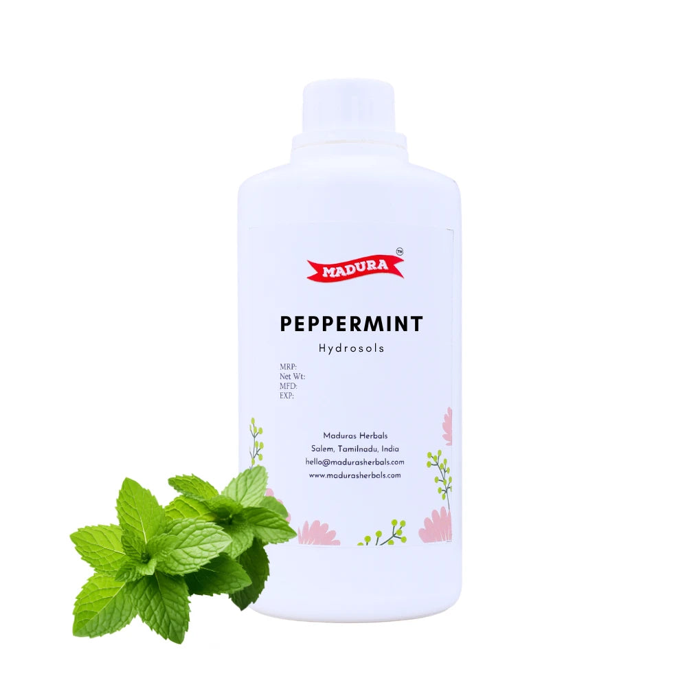 A Plastic Bottle With Peppermint Hydrosols