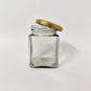 Glass Jar - Clear - Honey Square - 200g